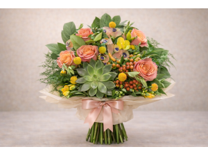 Buchet de flori - Culorile Fericirii